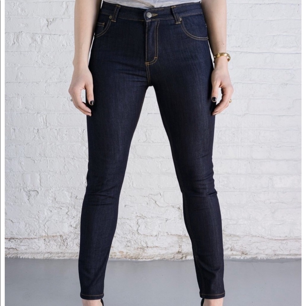 Dark denim skinny jeans - Picture 1 of 4